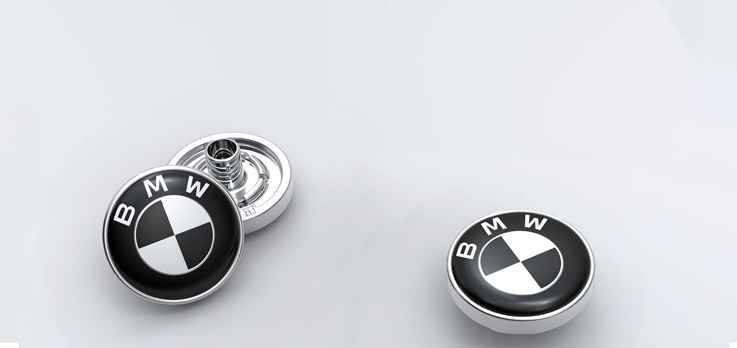 宝马BMW-滴胶四合扣