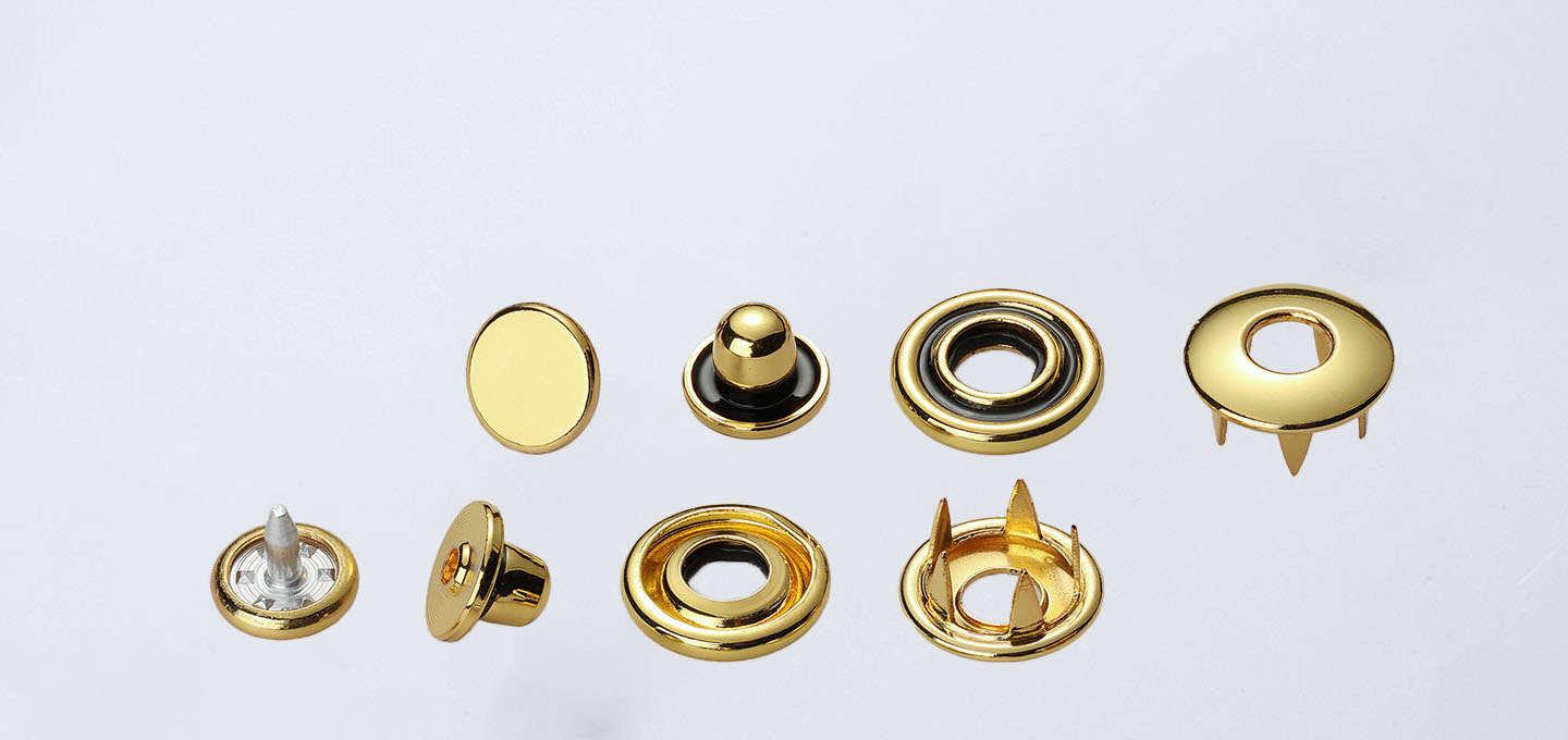 全铜胶圈四合扣