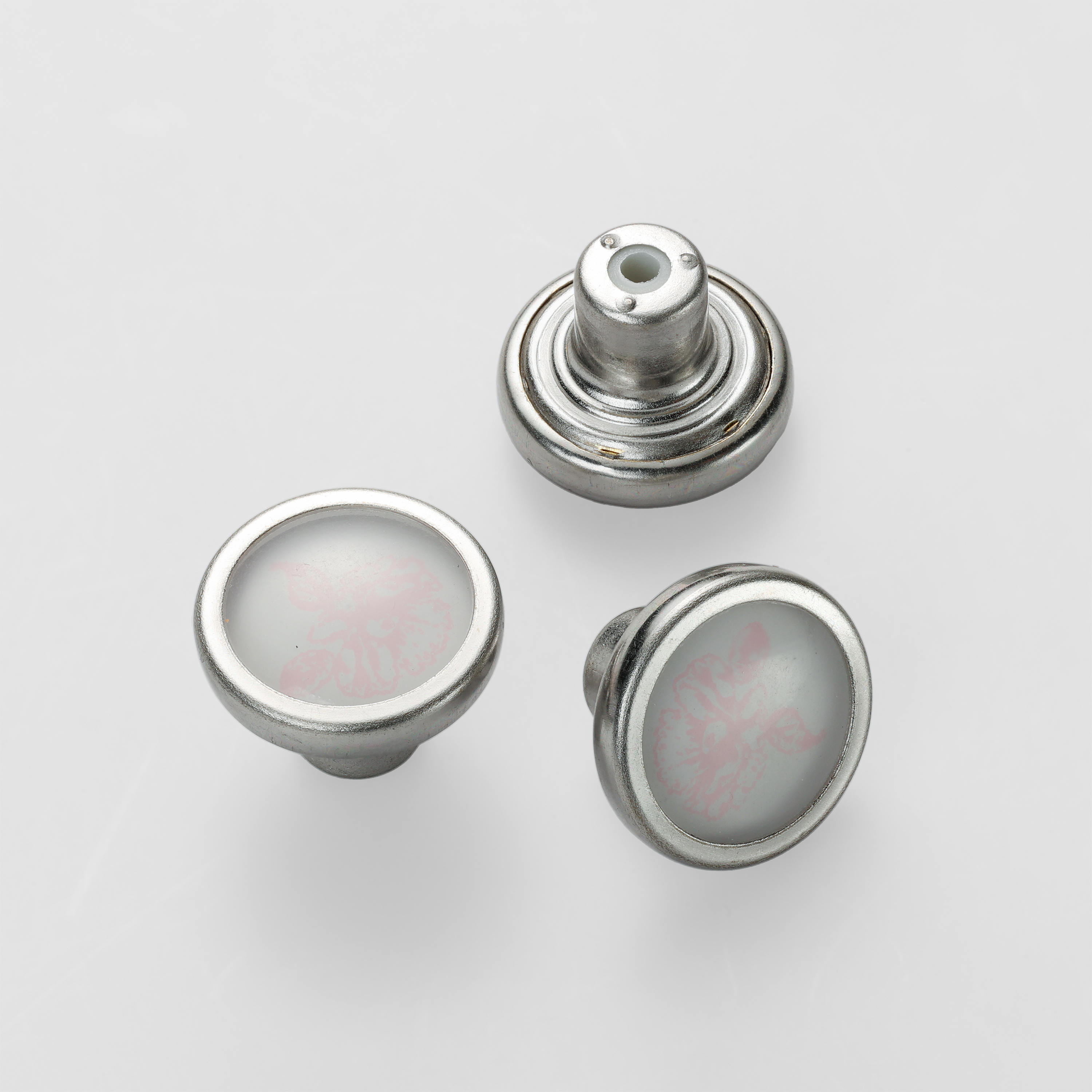 15MM珠光面胶芯工字扣