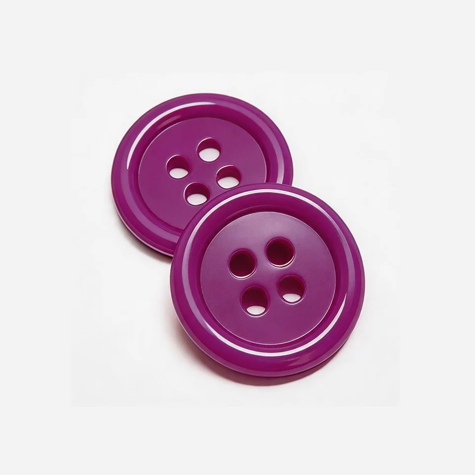 Round 4-Hole Resin Sewing Buttons