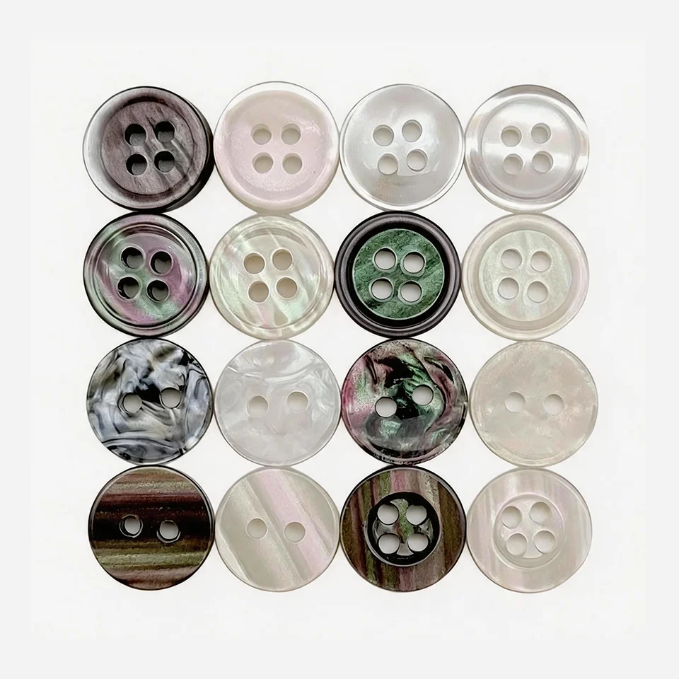2-Hole & 4-Hole Shirt Buttons