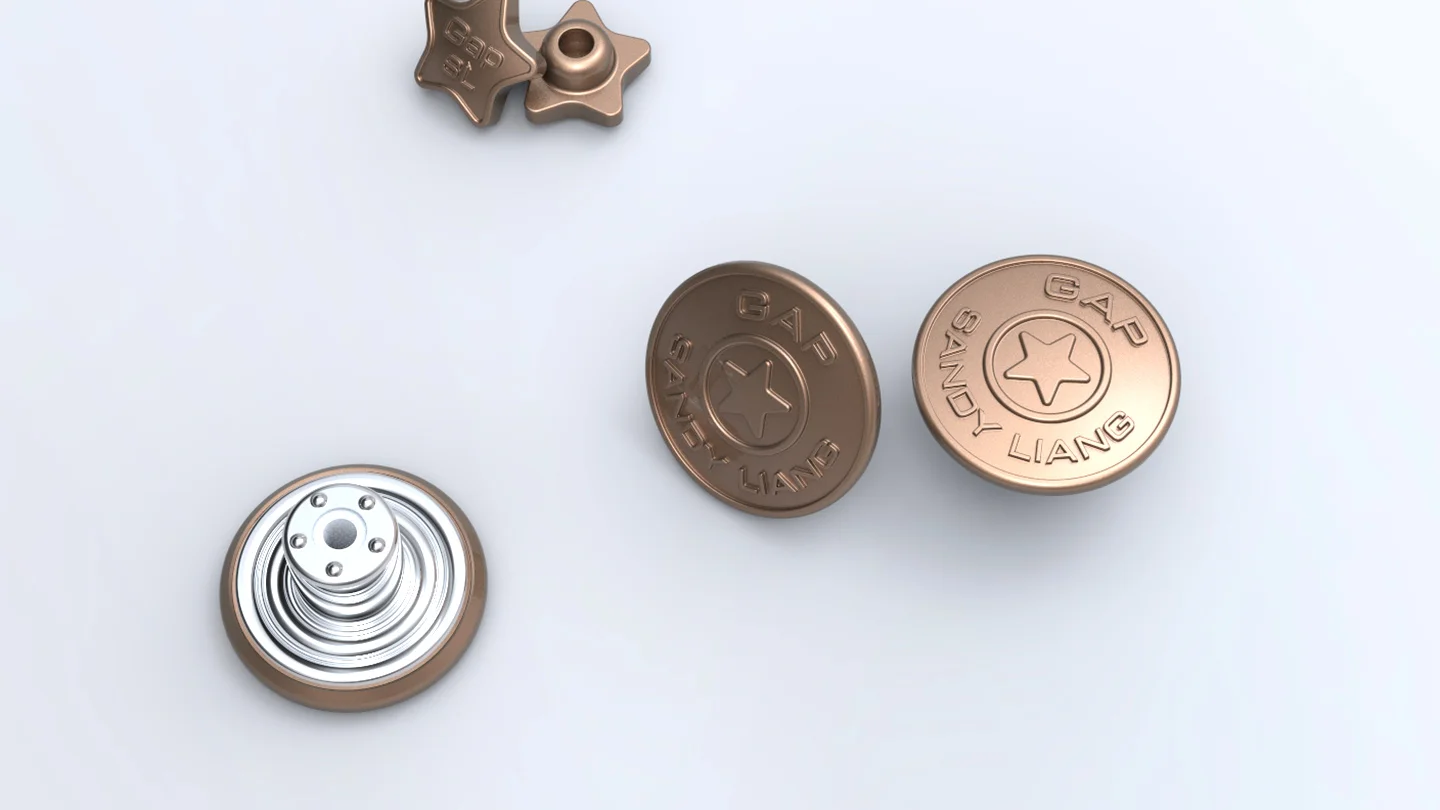 Customization of GAP Garment Jean Buttons