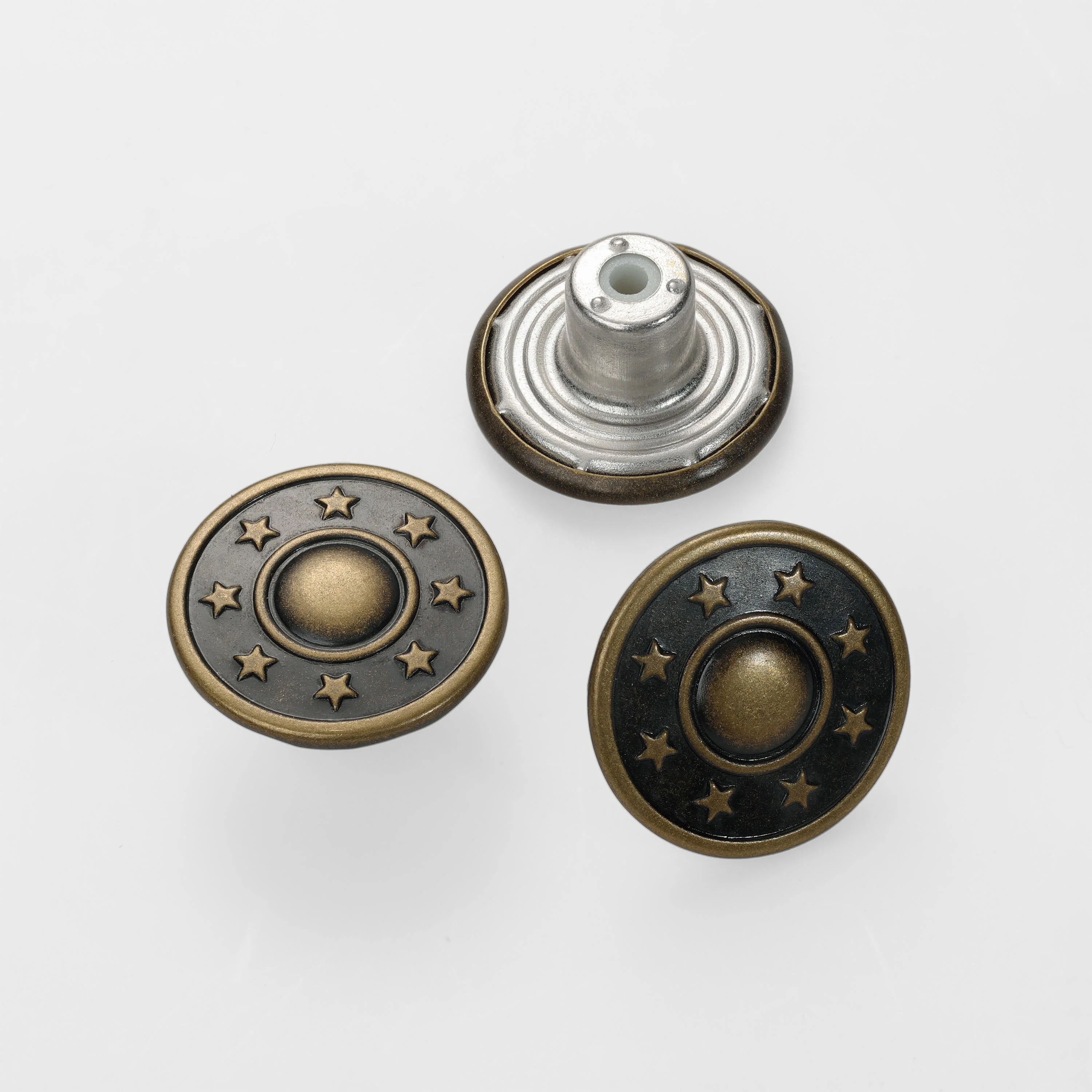 17MM Nylone Jeans Button