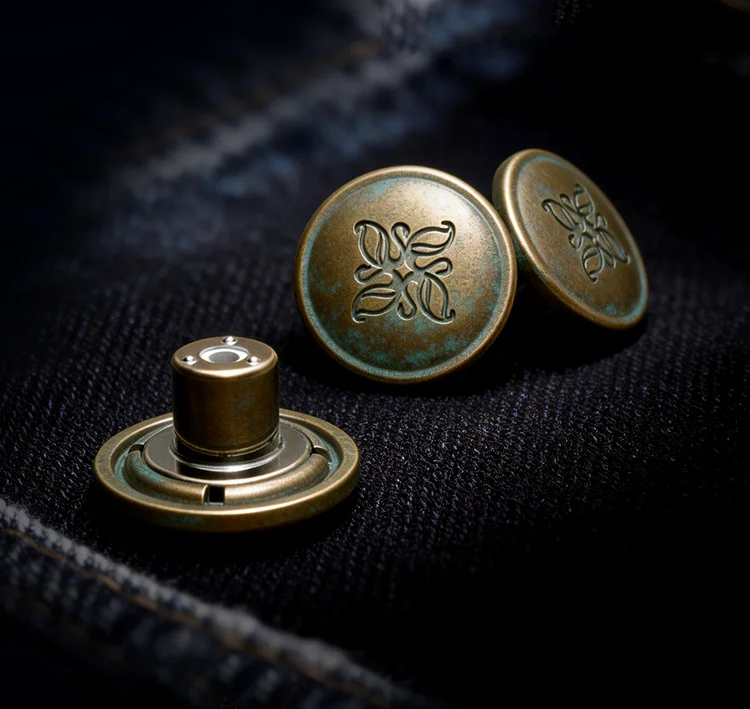 Customization of Naersi Women's Denim Buttons