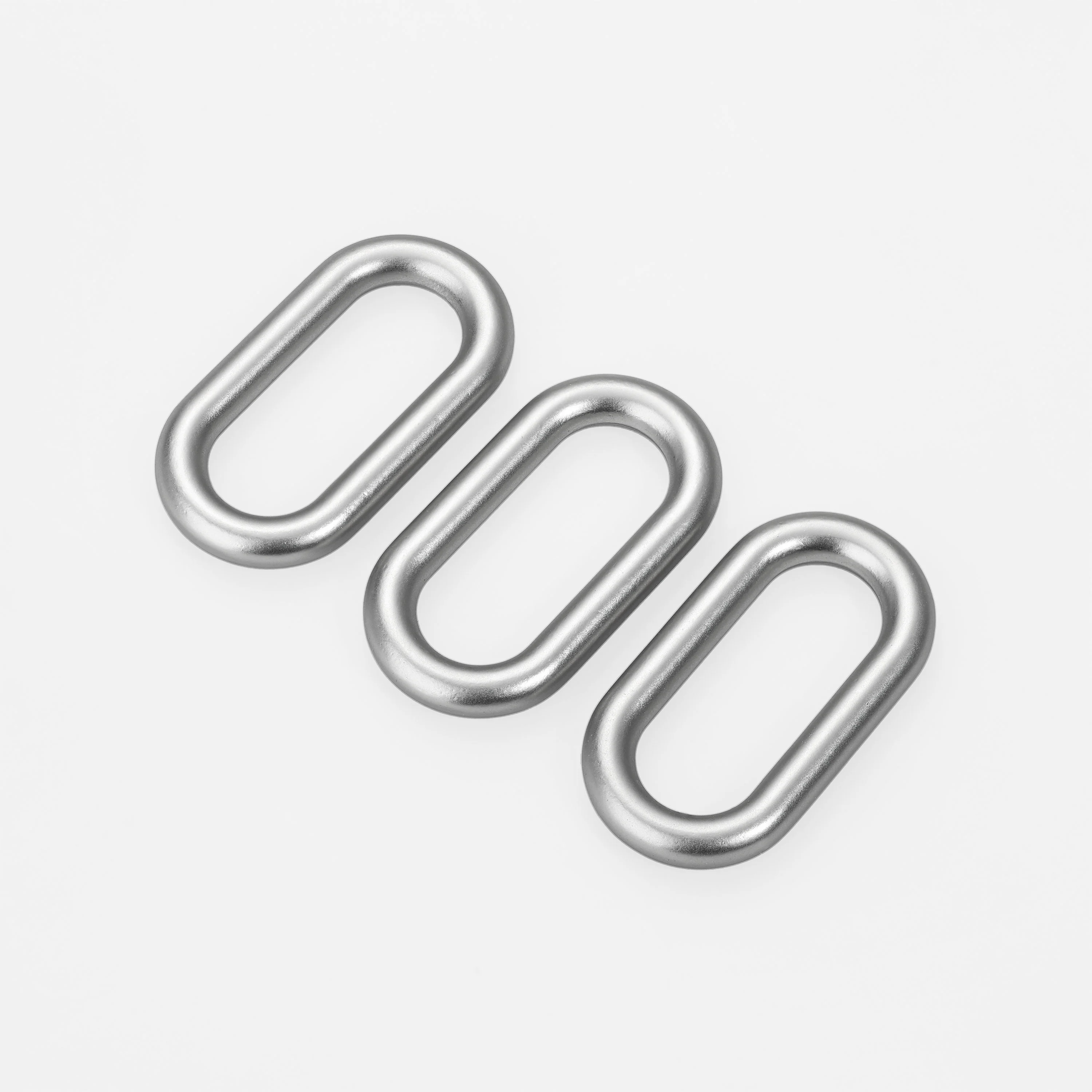 25.5*9.8MM Egg-Shaped Alloy Buckle