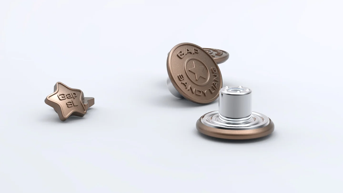 Customization of GAP Garment Jean Buttons