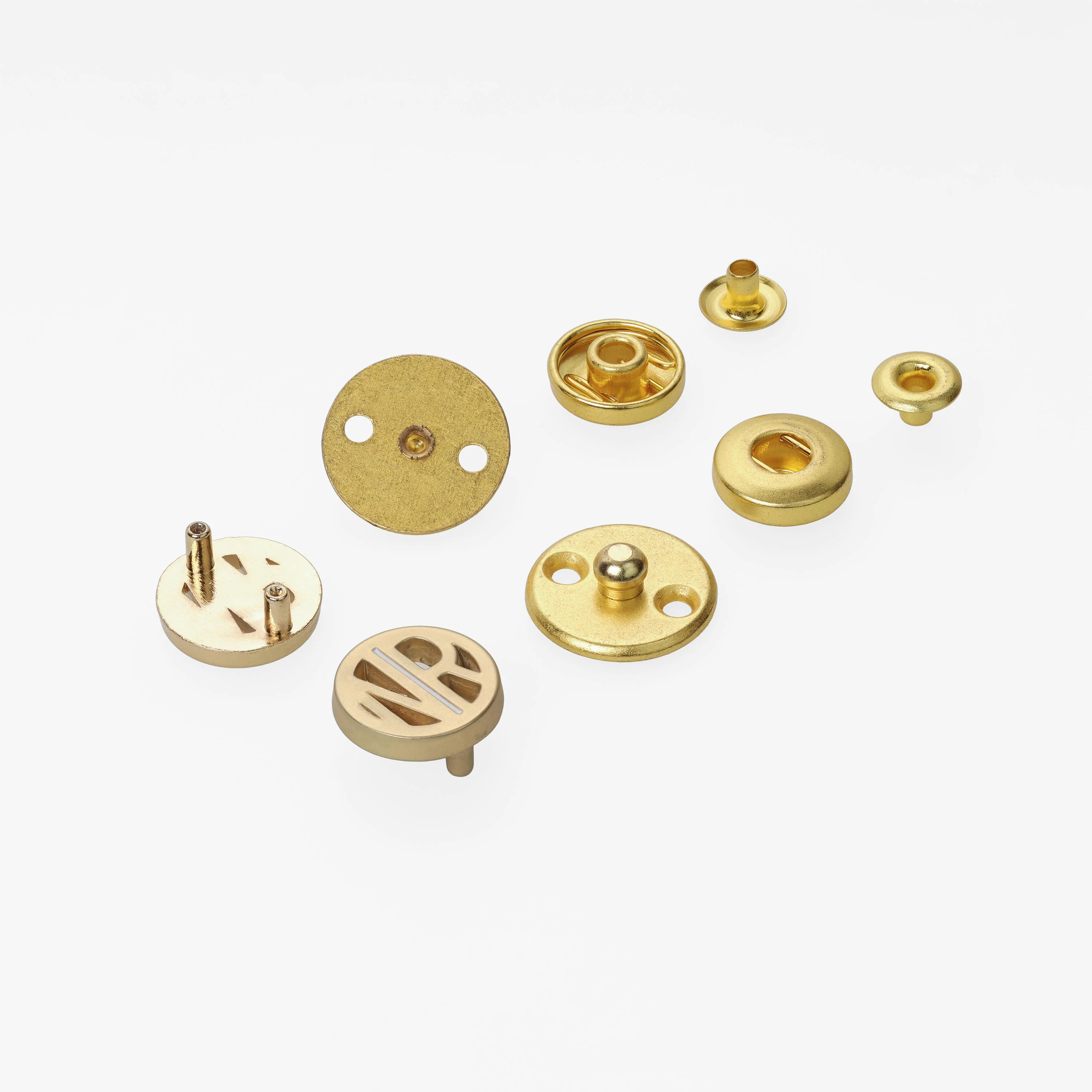 11.5MMAlloy Brand Tag Snap Fastener