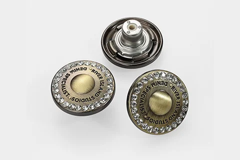 Jeans Buttons & Rivets: Zinc Alloy and Stainless Steel Hardware for Denim