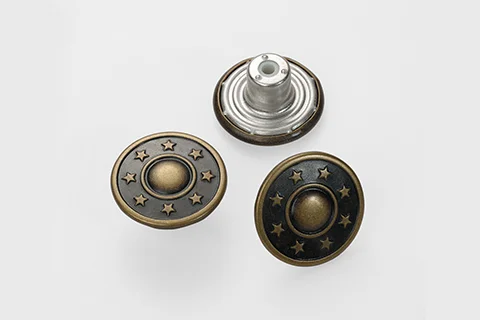 Custom Zinc Alloy Buttons for NAERSI: Aligning Design with Denim Fabric Density