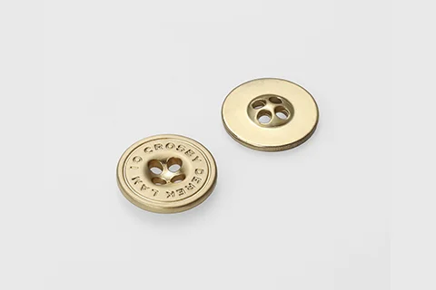 Metal Shank Buttons for Suits: Technical Solutions for Tailored Apparel